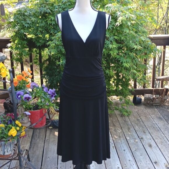 Alfani Soft Knit Black Dress - Picture 1 of 11